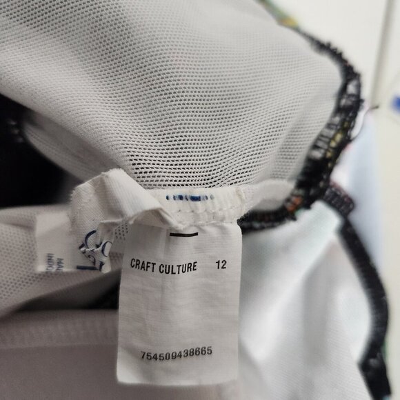 Croft & Barrow Swimsuit Womens 12 Floral Print Tiered Tankini Top Bathing Suit - Picture 4 of 16